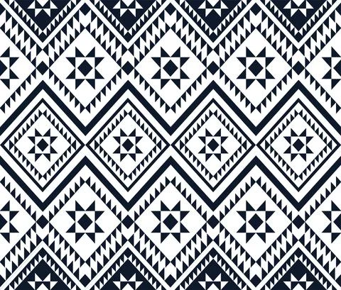 Geometric ethnic pattern traditional Design for background,carpet,wallpaper,c Stock Illustration