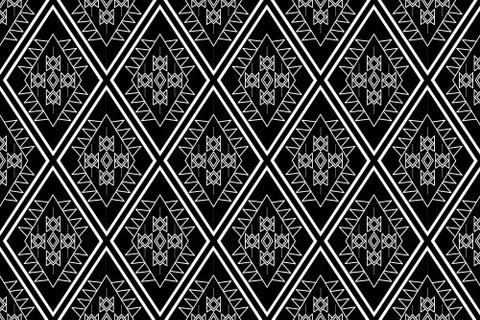 Geometric Ethnic pattern traditional Stock Illustration