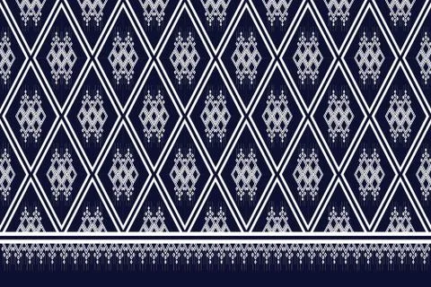 Geometric Ethnic pattern traditional Stock Illustration