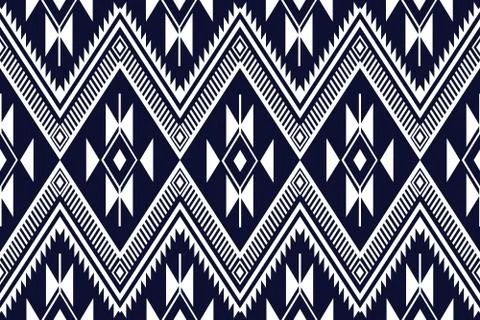 Geometric Ethnic pattern traditional Stock Illustration