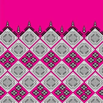 Geometric Ethnic pattern traditional Stock Illustration