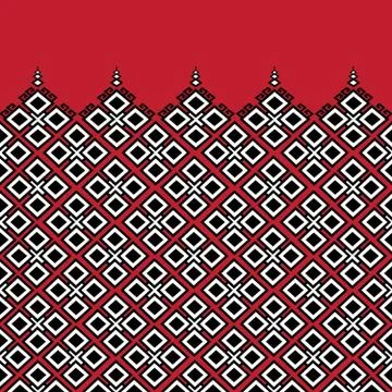 Geometric Ethnic pattern traditional Stock Illustration
