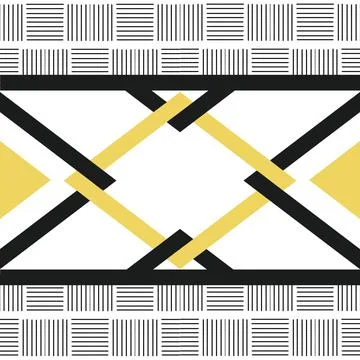 Geometric ethnic seamless pattern Stock Illustration