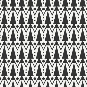 Geometric ethnic tribal seamless pattern. Wrapping paper. Scrapbook. Doodles Stock Illustration