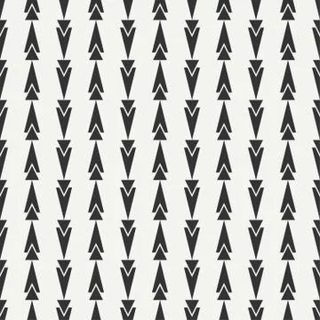 Geometric ethnic tribal seamless pattern. Wrapping paper. Scrapbook. Doodles Stock Illustration