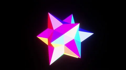 Geometric Fantasy 4K Stock Footage 156300267
