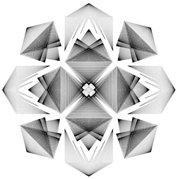 Geometric Figure 10 Stock Illustration