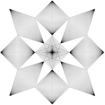 Geometric Figure 13 Stock Illustration