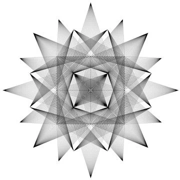 Geometric Figure 36 Stock Illustration