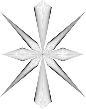 Geometric Figure 9 Stock Illustration