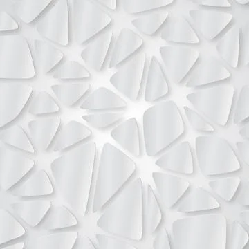 The geometric figure of the cube is made up of segments in the Voronoi style. Stock Illustration