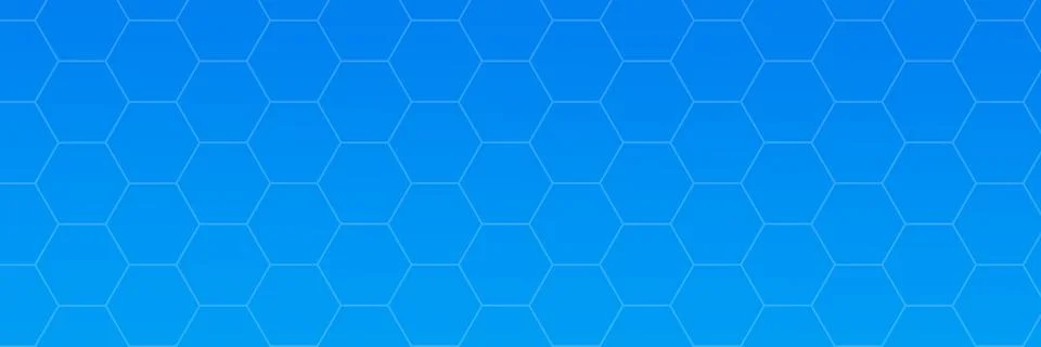 Geometric figures are evenly arranged on a solid blue background Stock Illustration