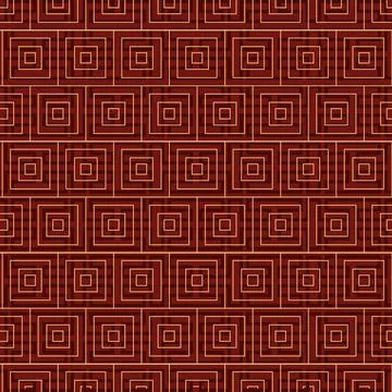 Geometric figures pattern red Ilustração Stock