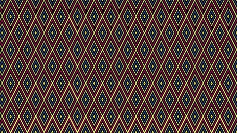 Geometric figures rhombuses consisting of multi-colored animated lines Stock Footage 237151624