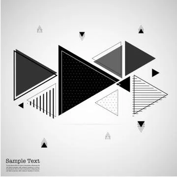 Geometric Flat Pattern. Abstract Background. Stock Illustration