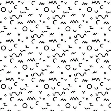 Geometric Flat Pattern. Stock Illustration