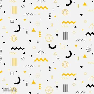 Geometric Flat Pattern. Stock Illustration
