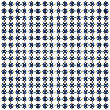 Geometric floral pattern for Luxury Textile Printing Illustrazione stock