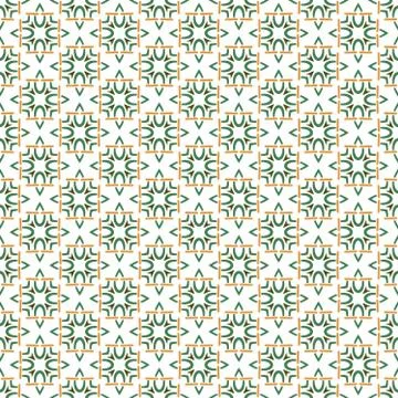 Geometric flower floral seamless pattern background Illustrazione stock