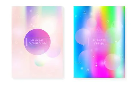 Geometric Fluid. Violet Shiny Pattern. Abstract Background. Moti Stock Illustration