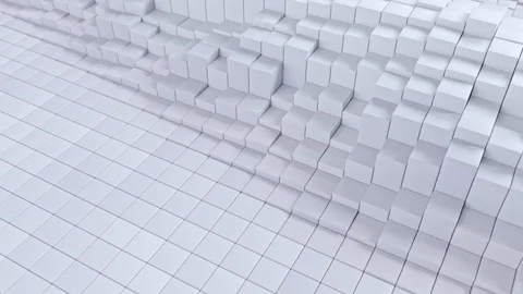 Geometric footage with abstract wave effect. Stock Footage 106864517
