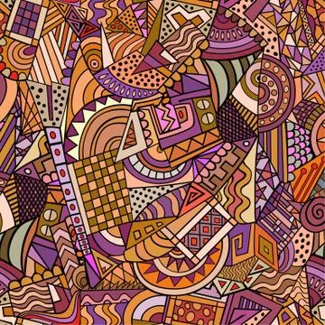 Geometric forms seamless pattern 스톡 일러스트