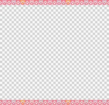 Geometric frame is featuring flat pink white yellow teal shapes, clear Stock Illustration