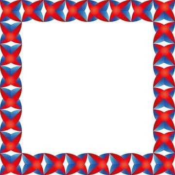 Geometric frame illustration background, vector image. Illustrazione stock