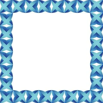 Geometric frame illustration background, vector image. Stock Illustration