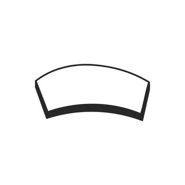 Geometric frames hand drawn icon set Stock Illustration