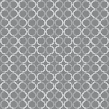 Geometric fun pattern with dark and light grey circles Stock Illustration