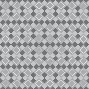 Geometric fun pattern with light and dark grey rhombus Stock Illustration