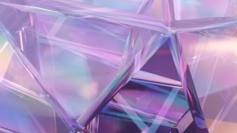 Geometric gemstone surface template with an abstract design Stock Illustration