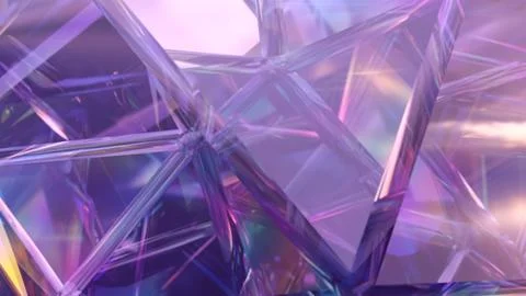 Geometric gemstone surface template with an abstract design Stock Illustration