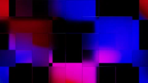 Geometric glassmorphism background with dynamic gradient flow loop animated Stock Footage 324798380