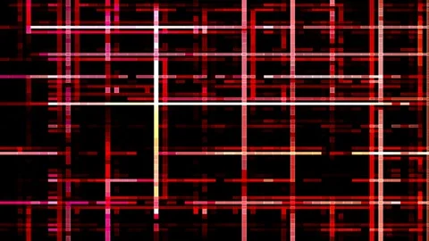 Geometric Glitch Abstract Loop Quantum Flux Loop Stock Footage 296187700