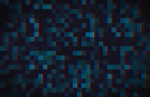 Geometric glitch background Illustrazione stock