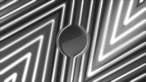 Geometric Glowing Line Movement Animation. 03 Video stock 292988558