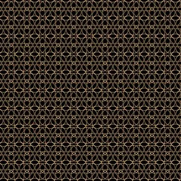 Geometric Gold Pattern Stock Illustration