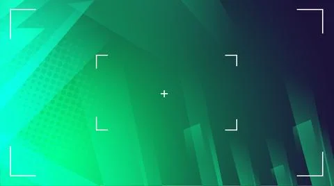 Geometric Gradient abstract diagonal green background Stock Illustration