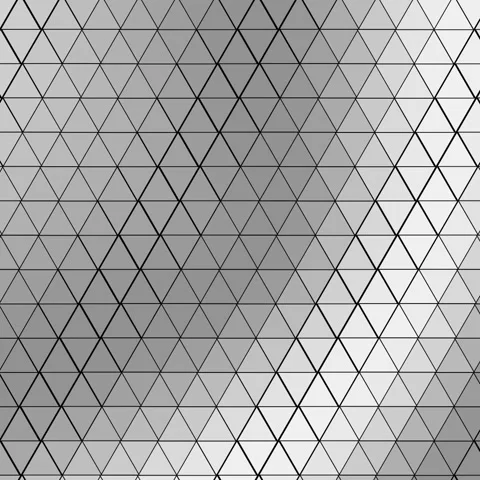 Geometric Gradient Background: Abstract Triangle Grid Pattern in Shades of Gr Stock Footage 346283699