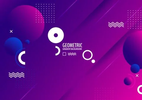 Geometric gradient background Stock Illustration