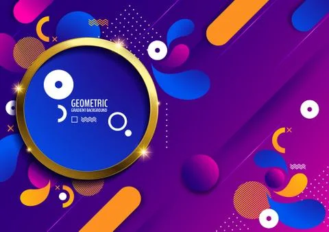 Geometric gradient background Stock Illustration