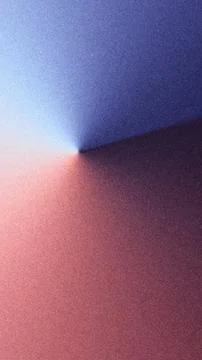 Geometric gradient planes with open space on grainy retro noise background Stock Photos