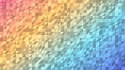 Geometric gradient triangles abstract colorful background design Stock Illustration