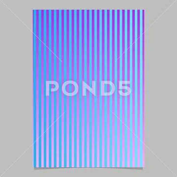 Geometric gradient vertical stripe flyer background template Stock Illustration