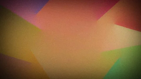 Geometric grainy gradient with a blend of orange, red, yellow, purple, and .. Illustrazione stock