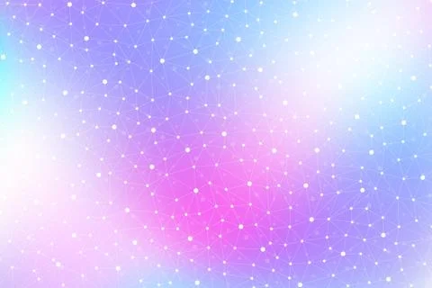 Geometric graphic background with connected lines and dots. Scientific 스톡 일러스트