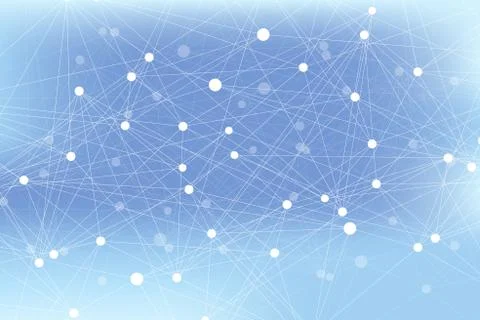 Geometric graphic background molecule and communication. Big data complex with 스톡 일러스트