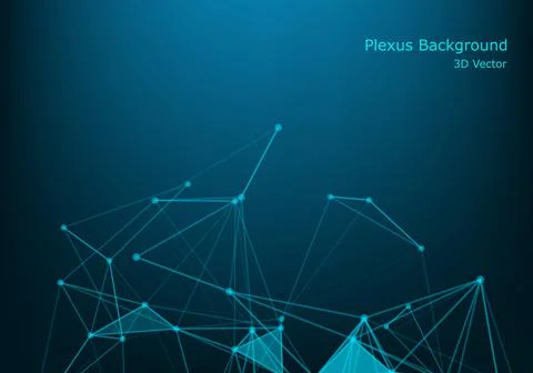 Geometric graphic background molecule and communication. Big data complex wit Stock Illustration